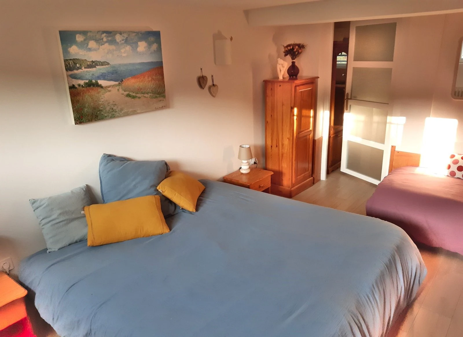 Another view of the apartment bedroom